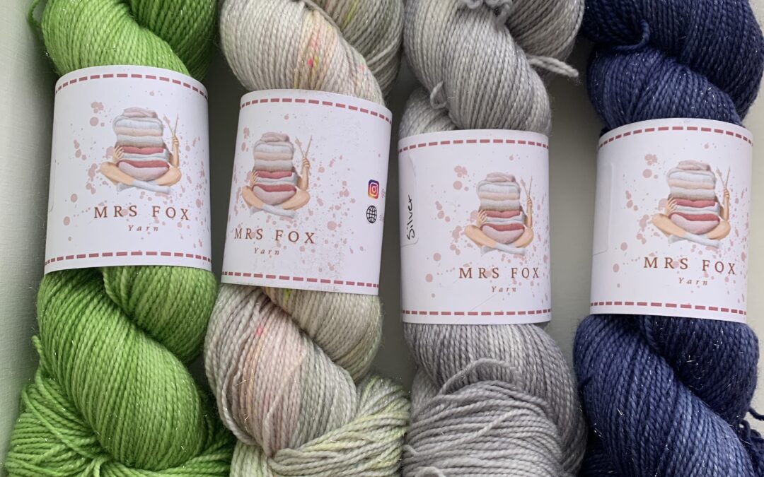 Mrs Fox Merino Glitter